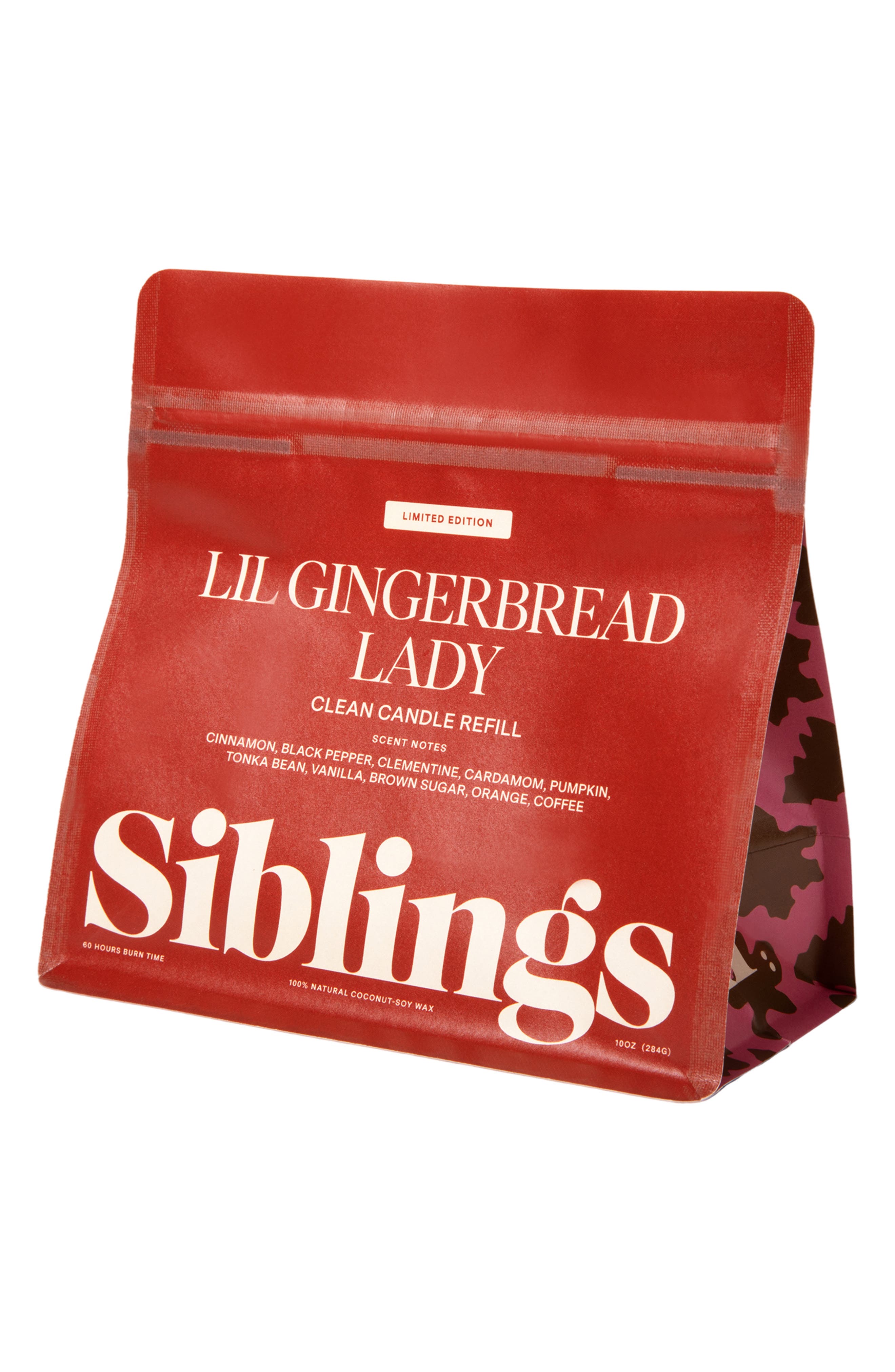 SIBLINGS Lil Gingerbread Lady Candle Refill in White 
