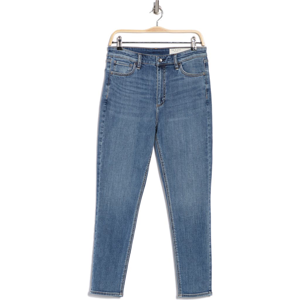 Shop Rag & Bone Tina High Waist Skinny Jeans In Medium Blue