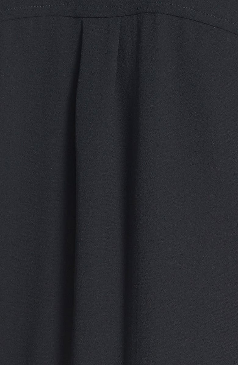 Eileen Fisher Mandarin Collar Silk Romper, Alternate, color, 