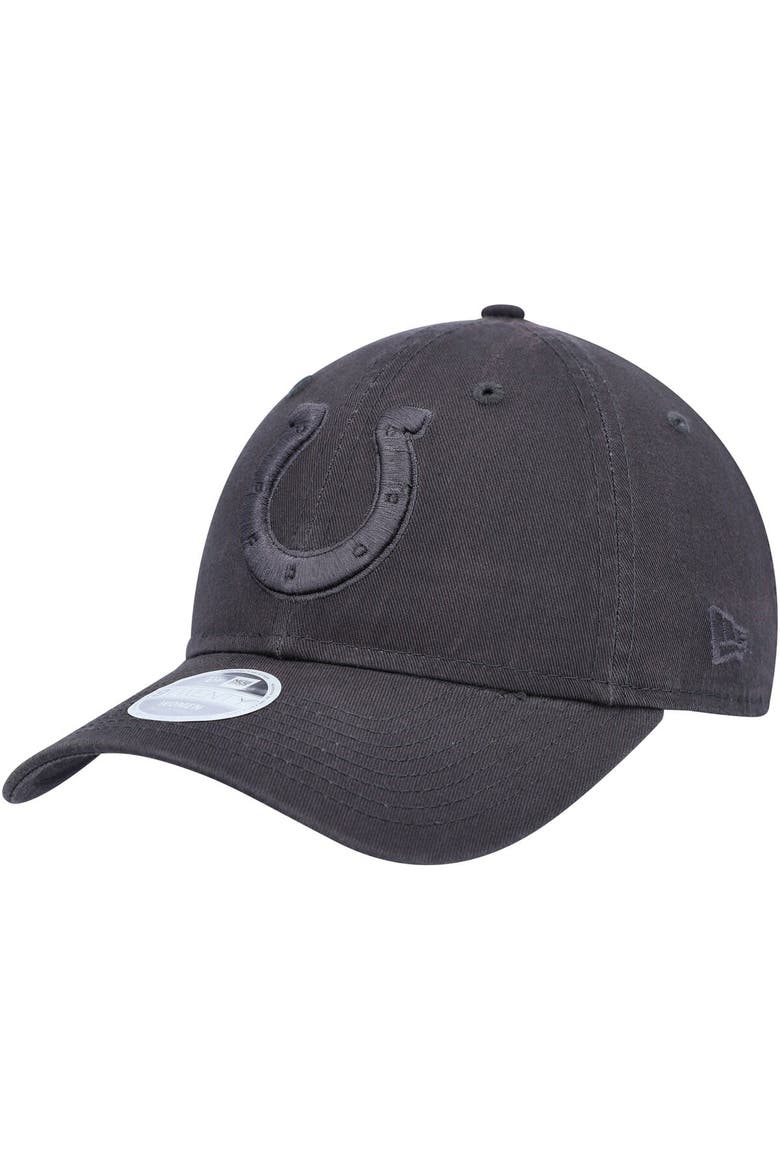 Women's  New Era Graphite Indianapolis Colts Core Classic 2.0 Tonal 9TWENTY Adjustable Hat, Main, color, Graphite