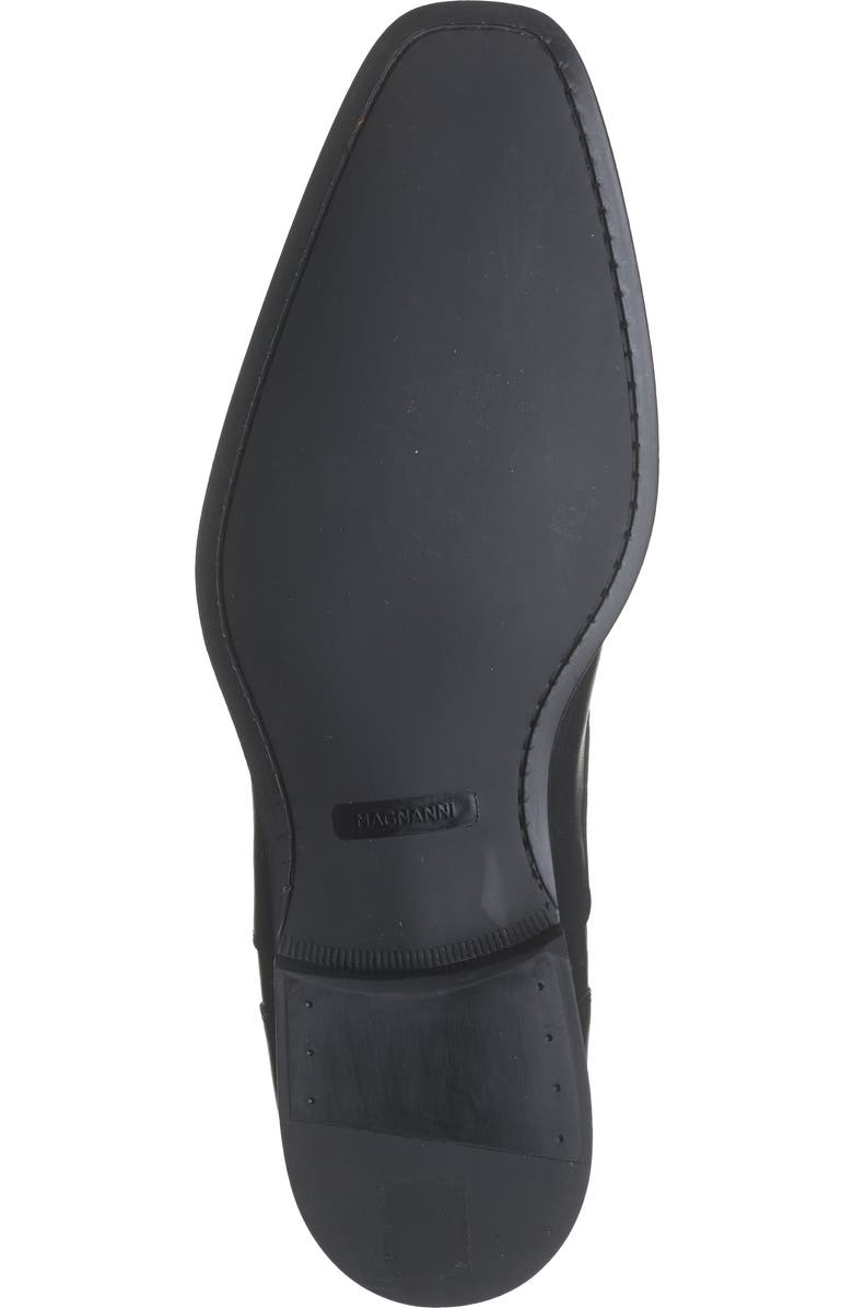 Magnanni Henio Perforated Oxford, Alternate, color, Black