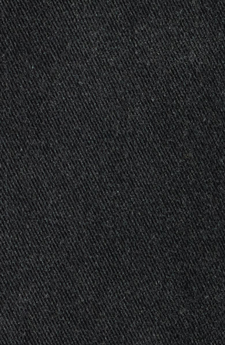 DIET STARTS MONDAY Short Sleeve Cotton Canvas Trucker Shirt Jacket, Alternate, color, Black