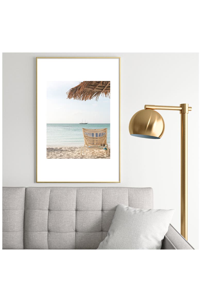 Travel Framed Art Print, Alternate, color, GOLDEN TONES