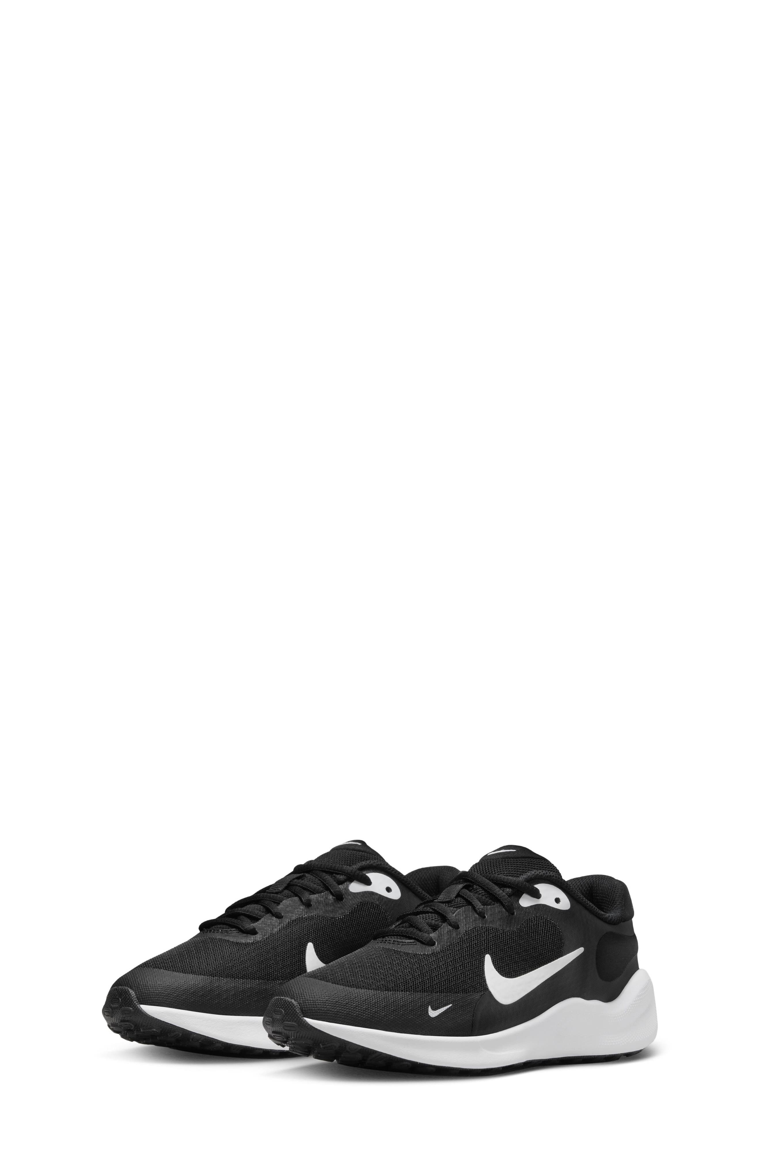 Revolution 7 Sneaker, Main, color, BLACK/ WHITE/ WHITE