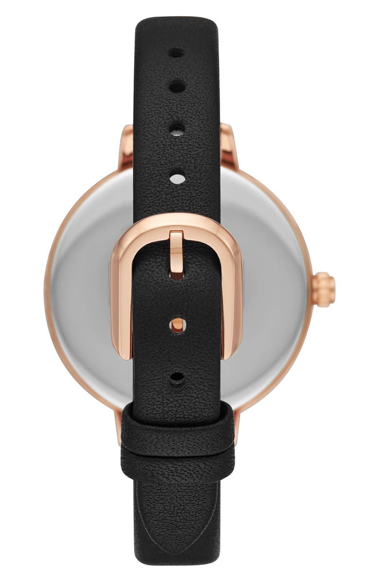 Kate Spade New York metro leather strap watch, 34mm, Alternate, color, 