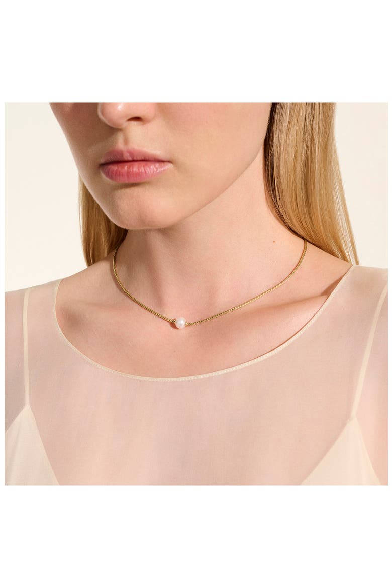 JH Essential Pearl Necklace, Gold, 1.8mm, Alternate, color, 14K GOLD/PEARL