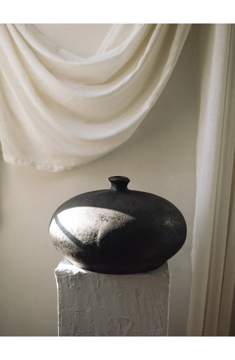 Twenty Third by Deanne Rovi Vessel, Alternate, color, Black