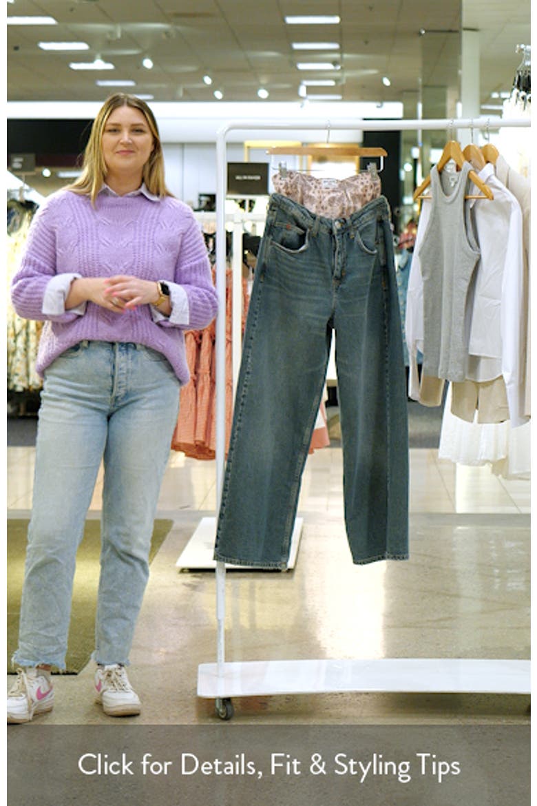 Jaya Bandana Boxer Wide Leg Jeans video