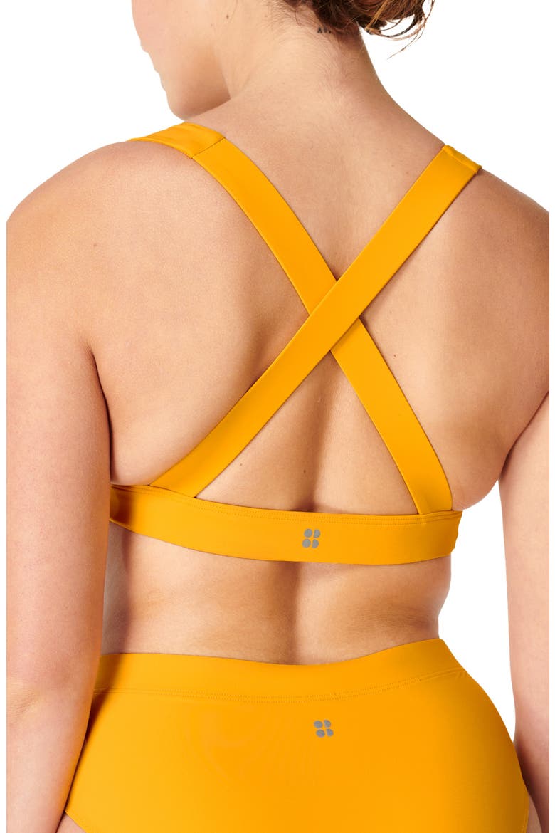 Peninsula Bikini Top, Alternate, color, HAZE YELLOW
