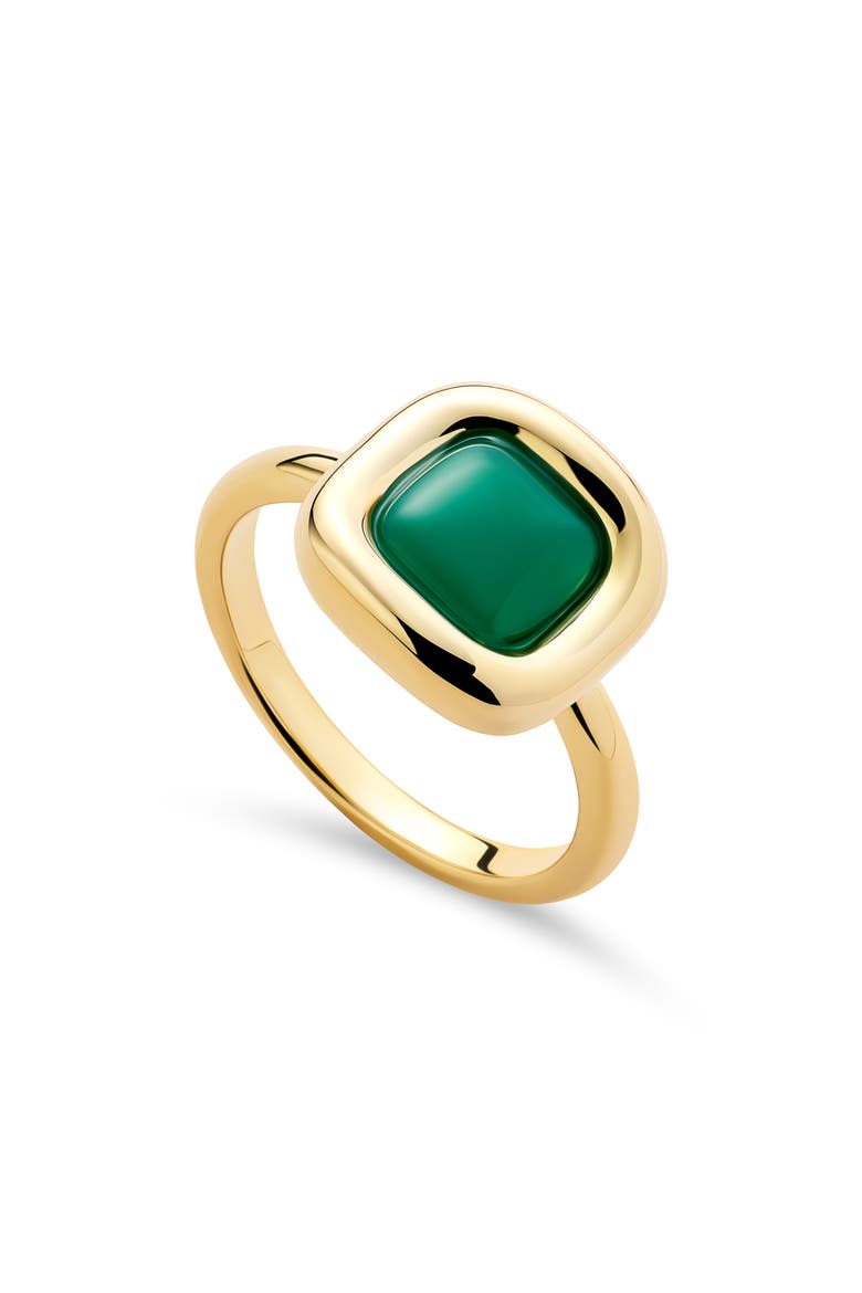 Clara Onyx Statement Ring, Main, color, GOLD / GREEN