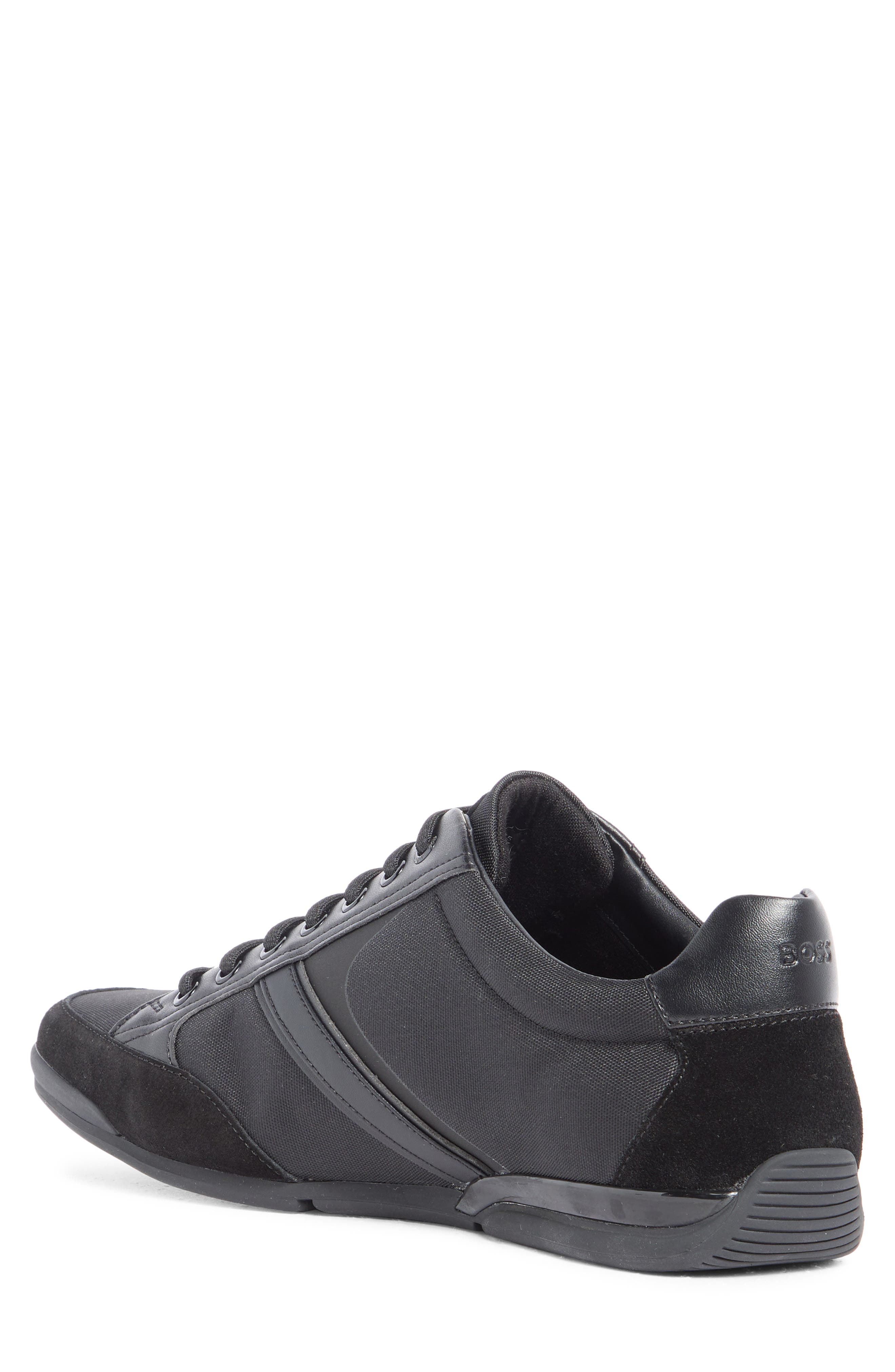 BOSS Saturn Low Top Sneaker, Alternate, color, Blk