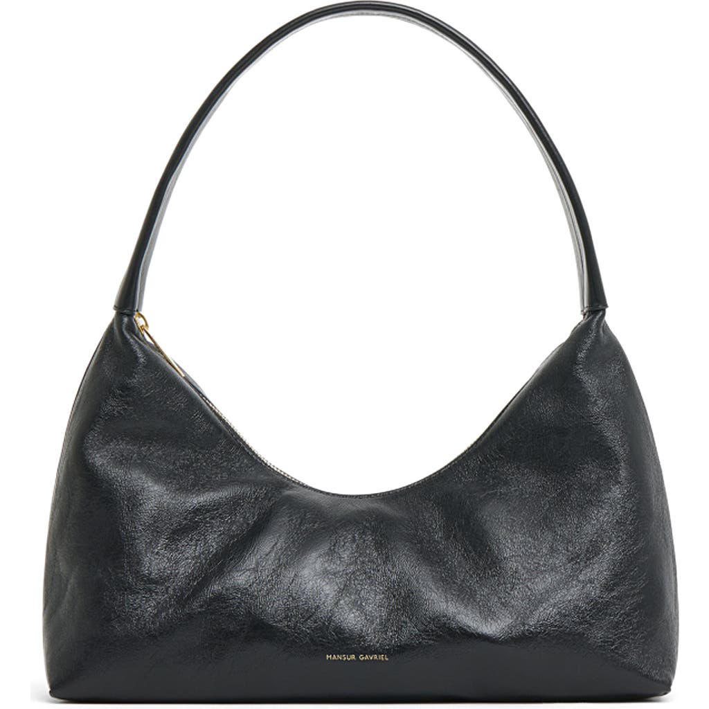 Mansur Gavriel Candy Baguette Leather Shoulder Bag in Black at Nordstrom