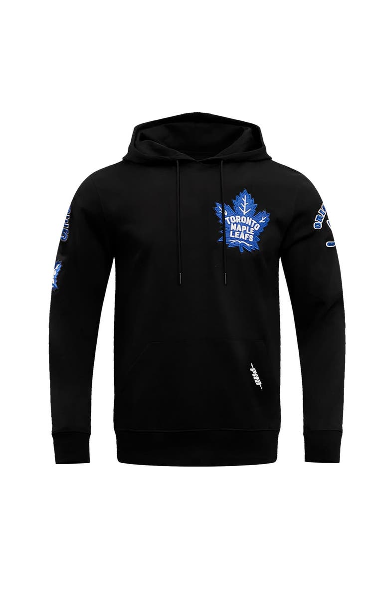 PRO STANDARD Men's Pro Standard Black Toronto Maple Leafs Classic Pullover Hoodie, Alternate, color,