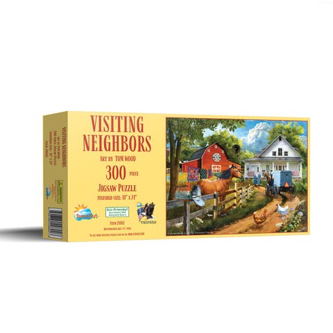 Visiting Neighbors 300 piece Jigsaw Puzzle for Adults