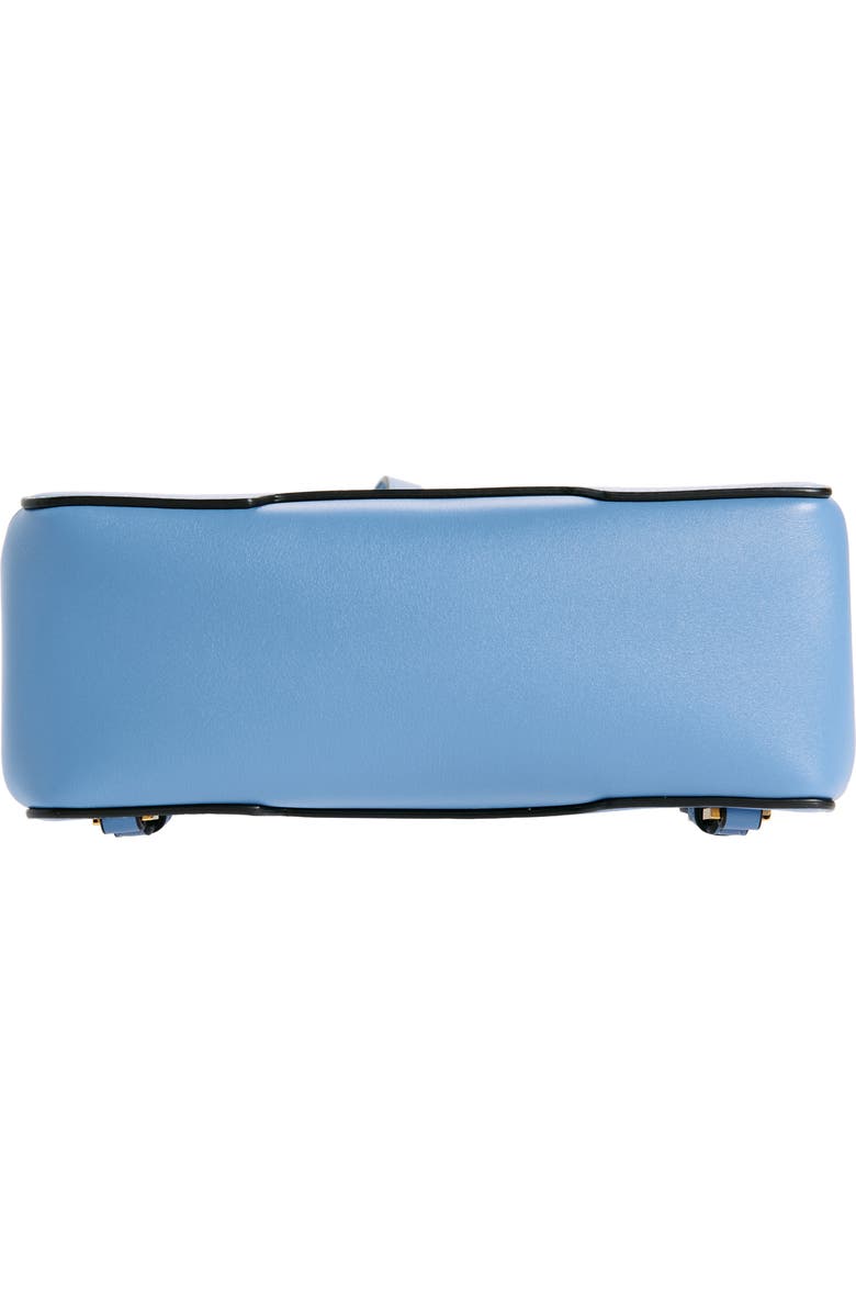 Marni Trunkaroo Leather Backpack, Alternate, color, Sky/ Blue