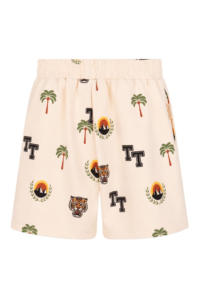 Kids' Elements Fleece Shorts, Alternate, color, CREAM