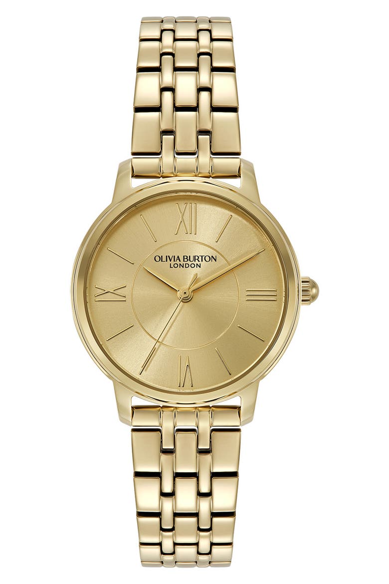 Westbourne Two-Tone Bracelet Watch, 30mm, Main, color, GOLD