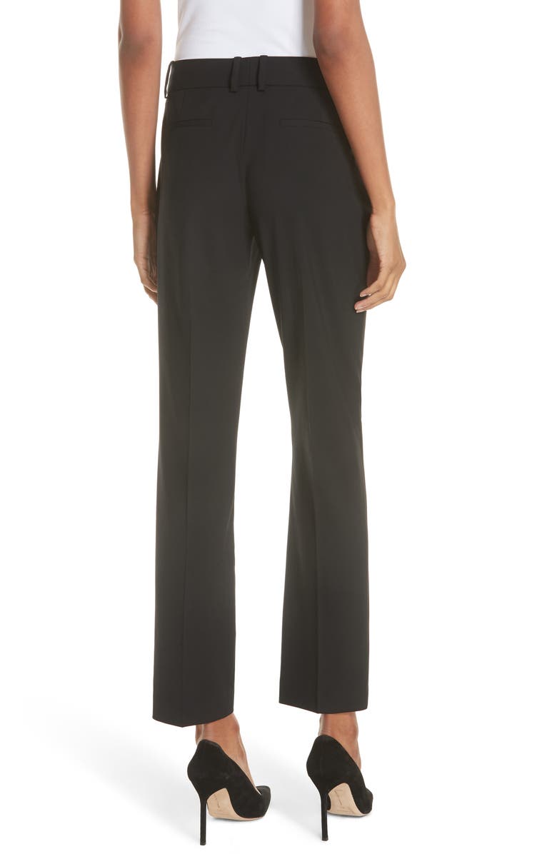 Theory Straight Leg Stretch Wool Trousers, Alternate, color,