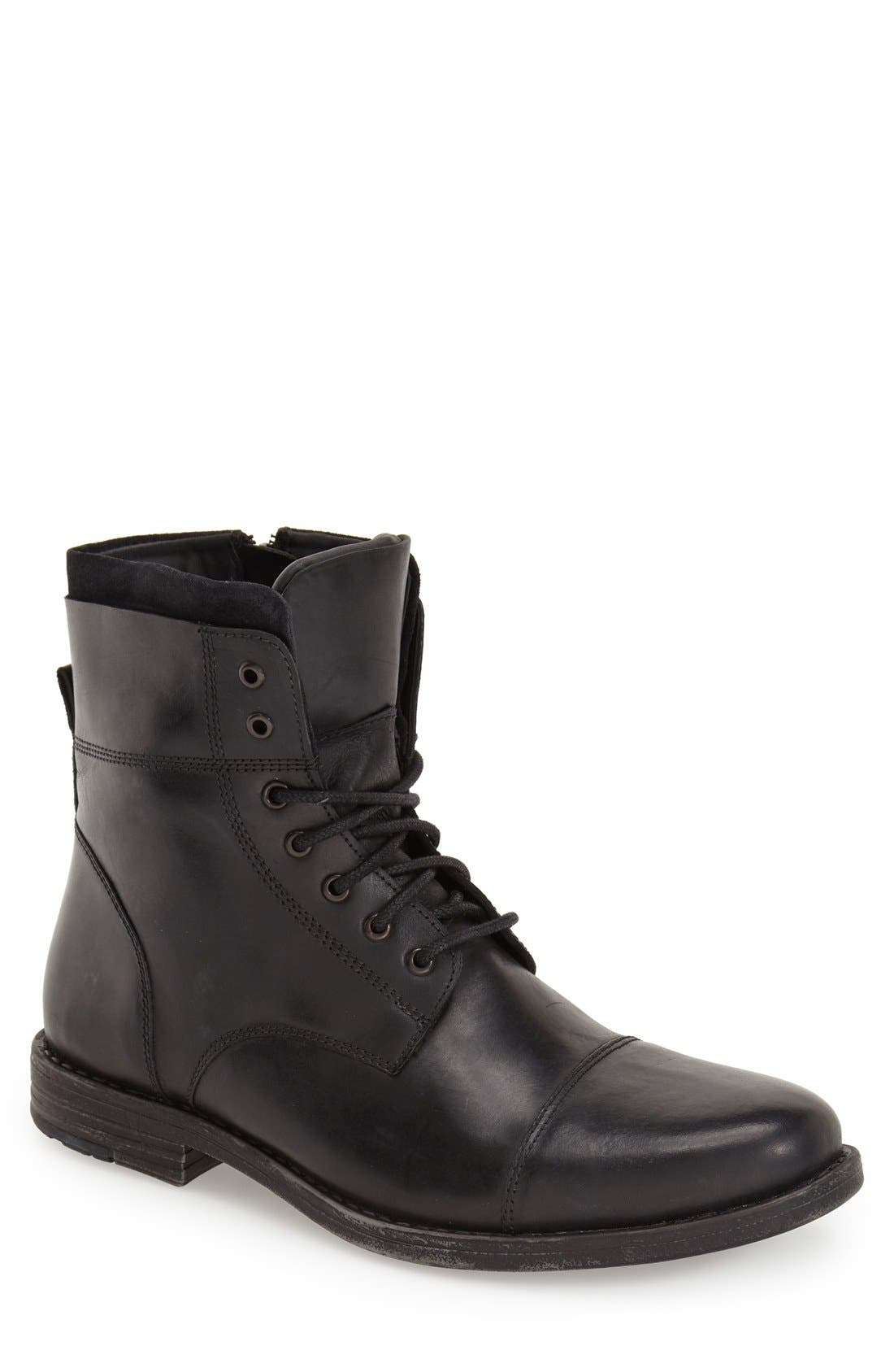Reaction Kenneth Cole 'Steer the Wheel' Lace-Up Boot, Main, color, 