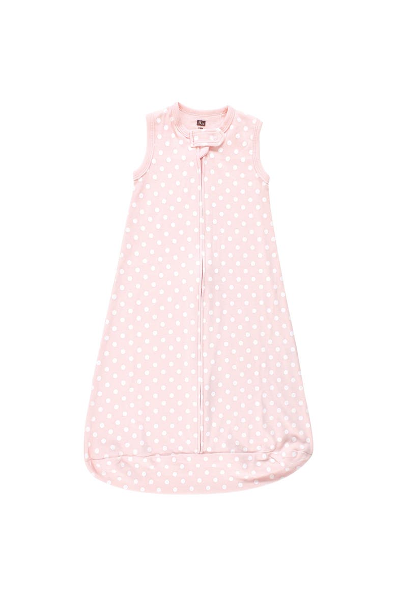 Girls Soft Interlock Cotton Sleeveless Sleep Sack, Alternate, color, Soft Pink Roses