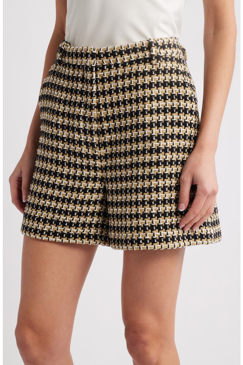 Tasteo High Waist Textured Knit Shorts, Alternate, color, OPEN MISC