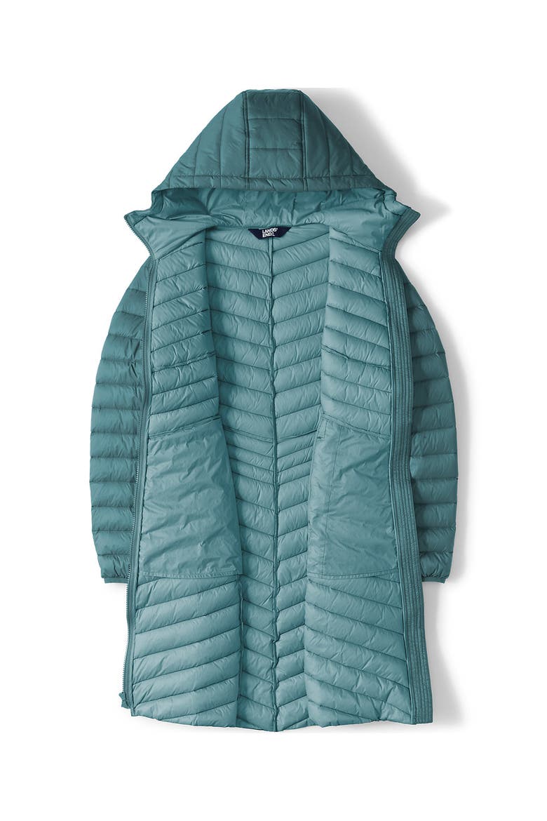 Plus Size Wanderweight Packable Down Coat, Alternate, color, Tourmaline