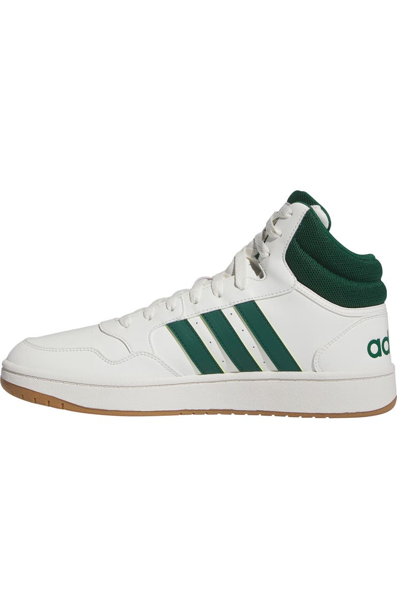 adidas Mid Basketball Sneaker, Alternate, color, White/ Collegiate Green/ Gum