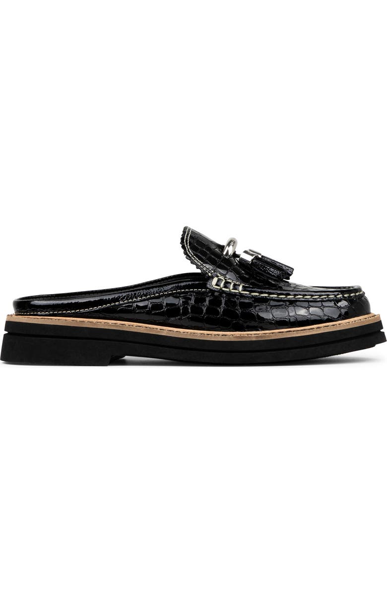 Donald Pliner Mule Tassel Loafer, Alternate, color, Black