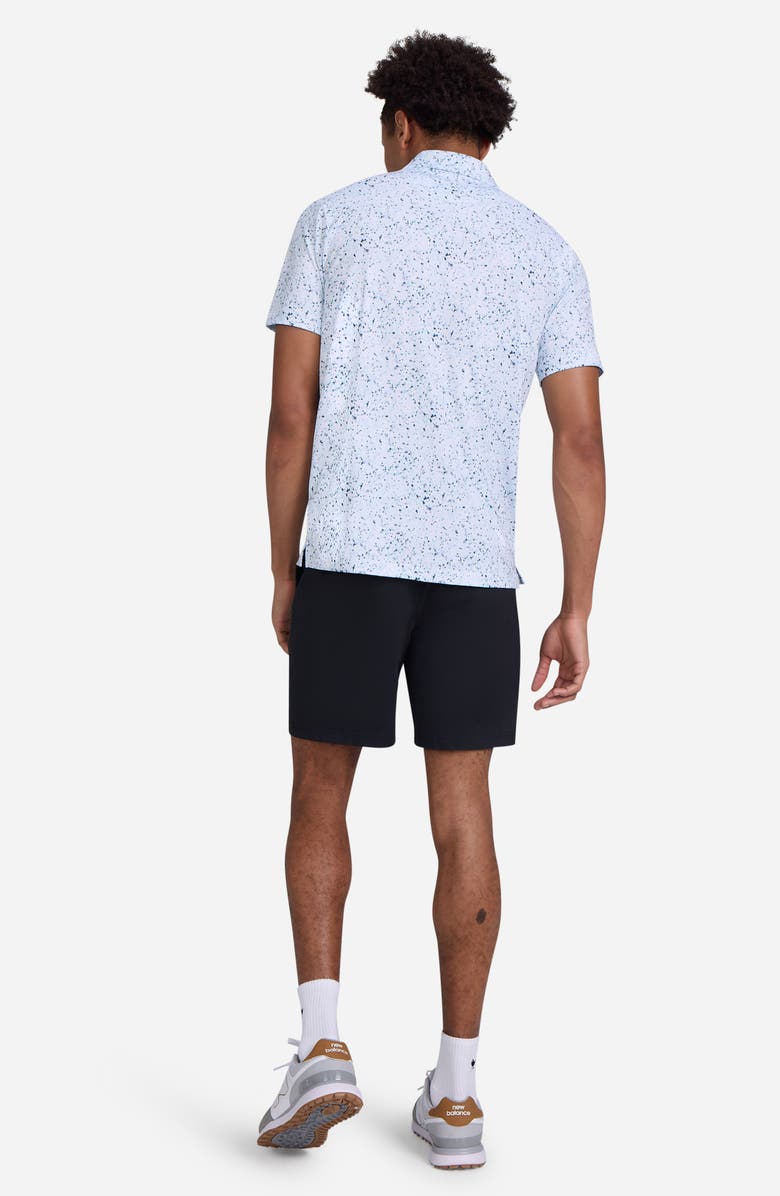 Bad Birdie Core Spatter Print Performance Golf Polo, Alternate, color, Paint Splatter  Navy