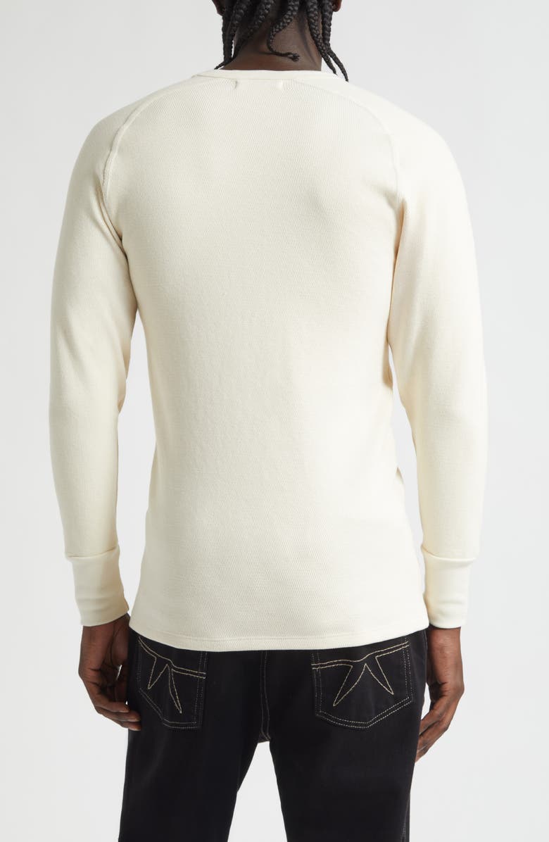 PHIPPS Logo Long Sleeve Waffle Knit T-Shirt, Alternate, color, Ivory