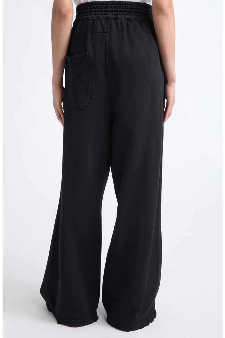Lewis Wide Leg Sweatpants, Alternate, color, BLACK