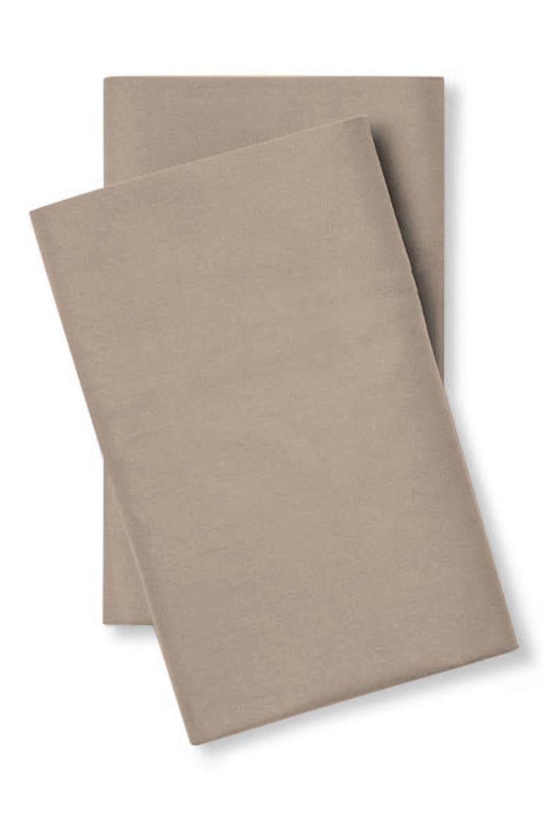 Set of 2 Luxe Soft 'n Smooth Tencel® Lyocell Pillowcases, Main, color, SANDY TAUPE
