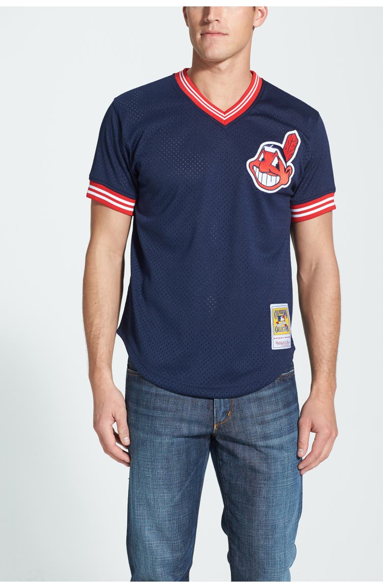 Mitchell & Ness 'Joe Carter - Cleveland Indians' Batting Practice Jersey, Main, color,