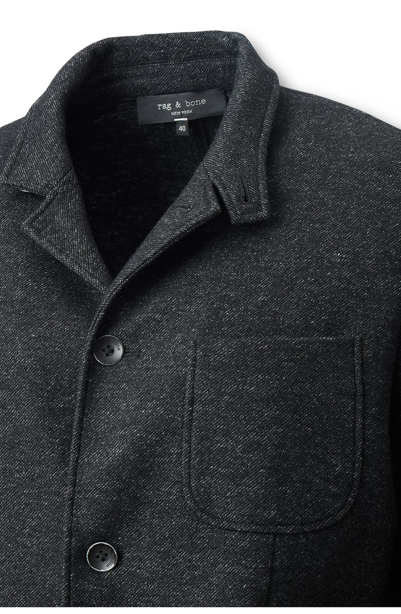 rag & bone Prospect Cotton & Wool Twill Jacket, Alternate, color, Dark Grey