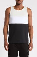 DENIM AND FLOWER Colorblock Tank