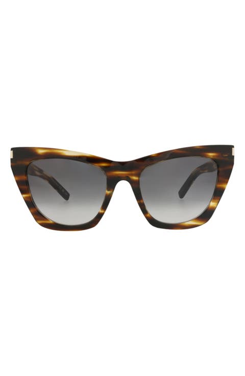 55mm Cat Eye Sunglasses