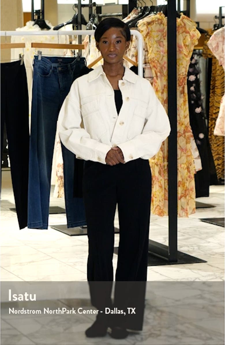 Oversize Crop Cotton Jacket, sales video thumbnail