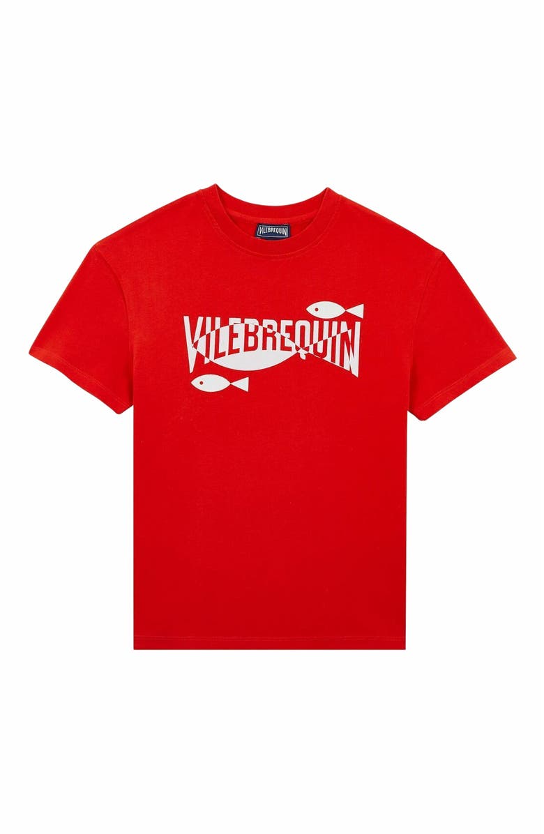 Vilebrequin Kids' Organic Cotton T-Shirt, Main, color, 