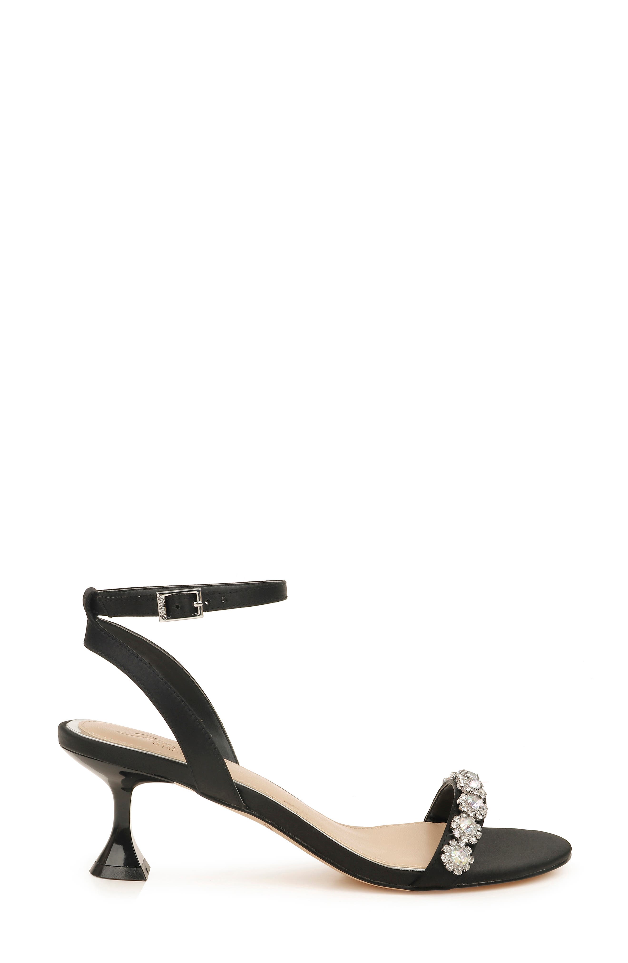 Jewel Badgley Mischka Fantasia Crystal Embellished Sandal, Alternate, color, 