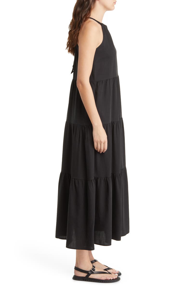 Treasure & Bond Tiered Halter Maxi Dress, Alternate, color, 