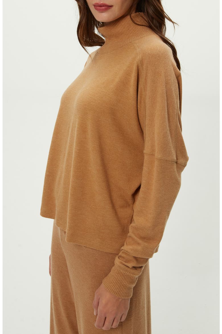 Gabriella V-Neck Top, Alternate, color, CUMIN