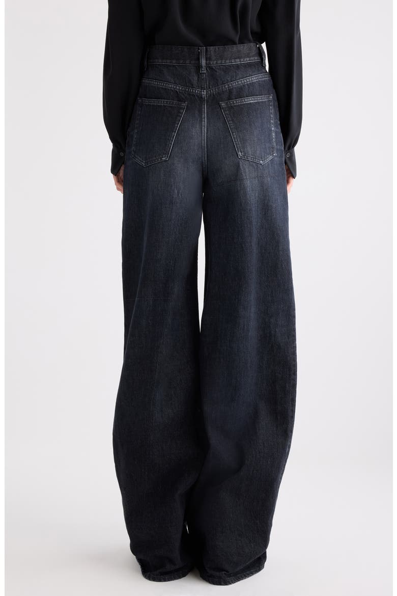 High Waist Wide Leg Jeans, Alternate, color, ONYX BLACK