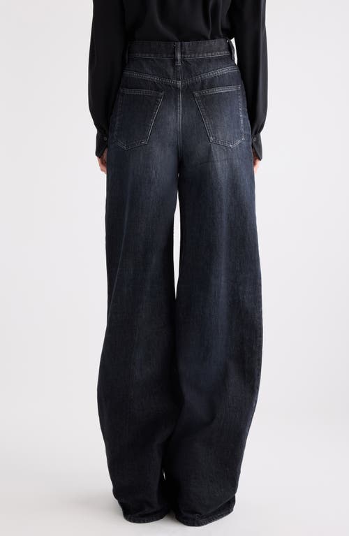 Chloé High Waist Wide Leg Jeans In Blue
