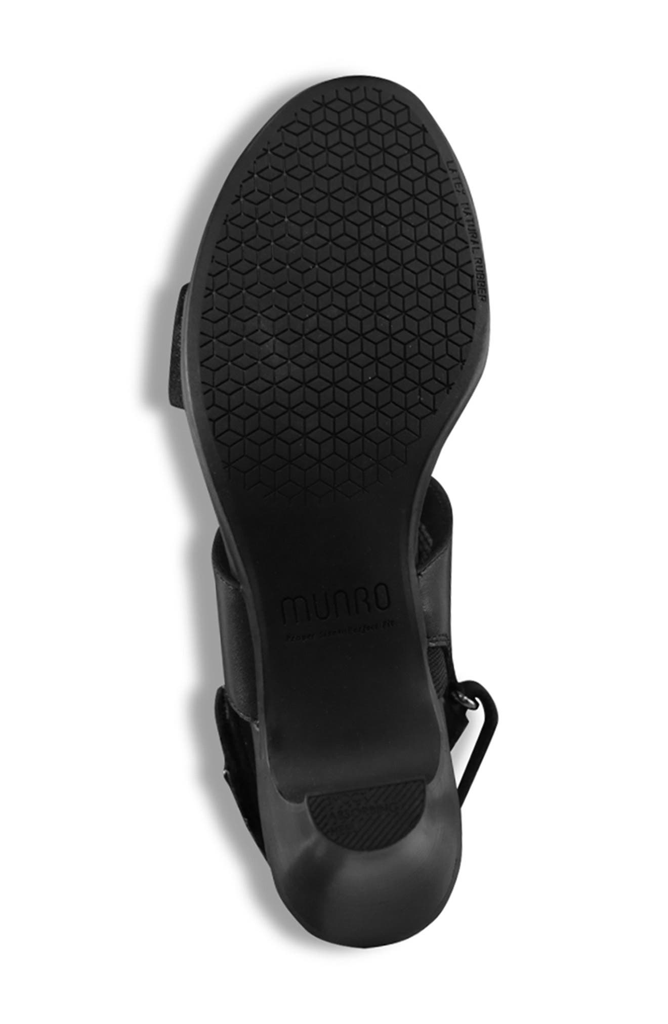 Munro Livia Slingback Sandal, Alternate, color, Black Shim