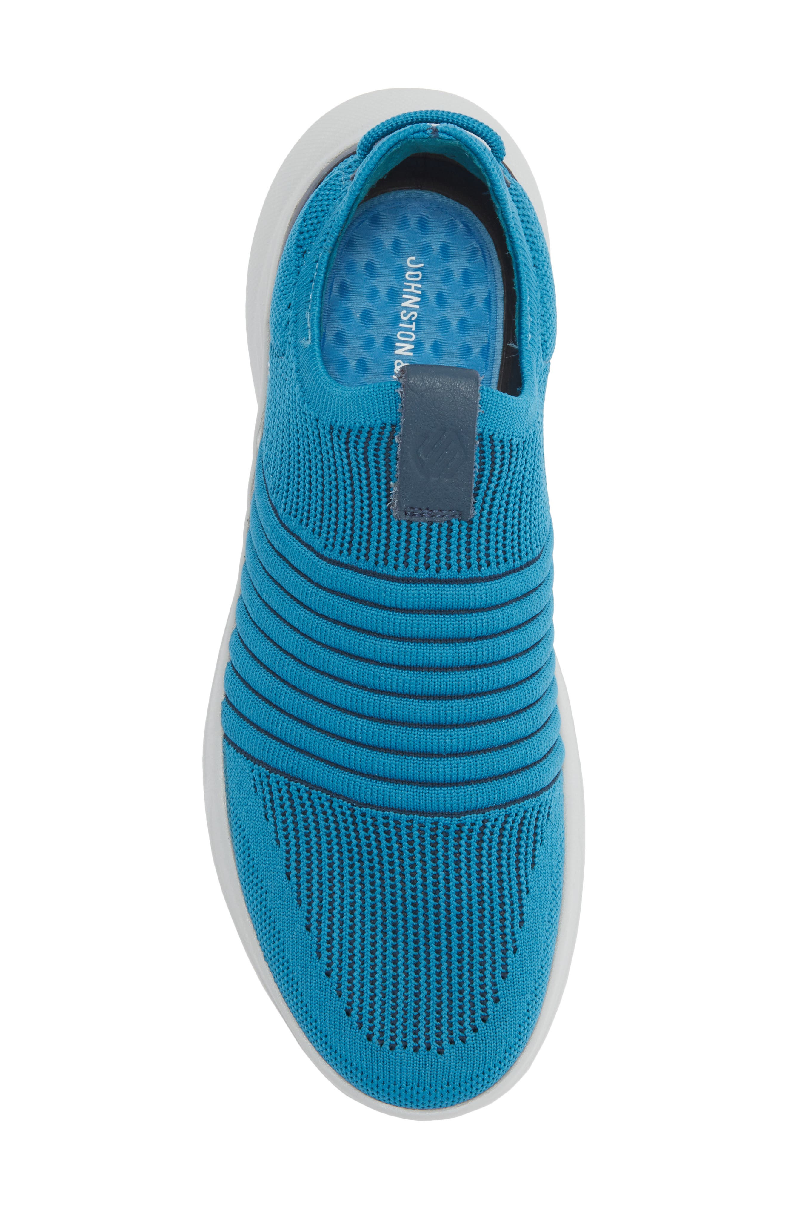 Johnston & Murphy Escape Slip-On Shoe, Alternate, color, Blue Knit