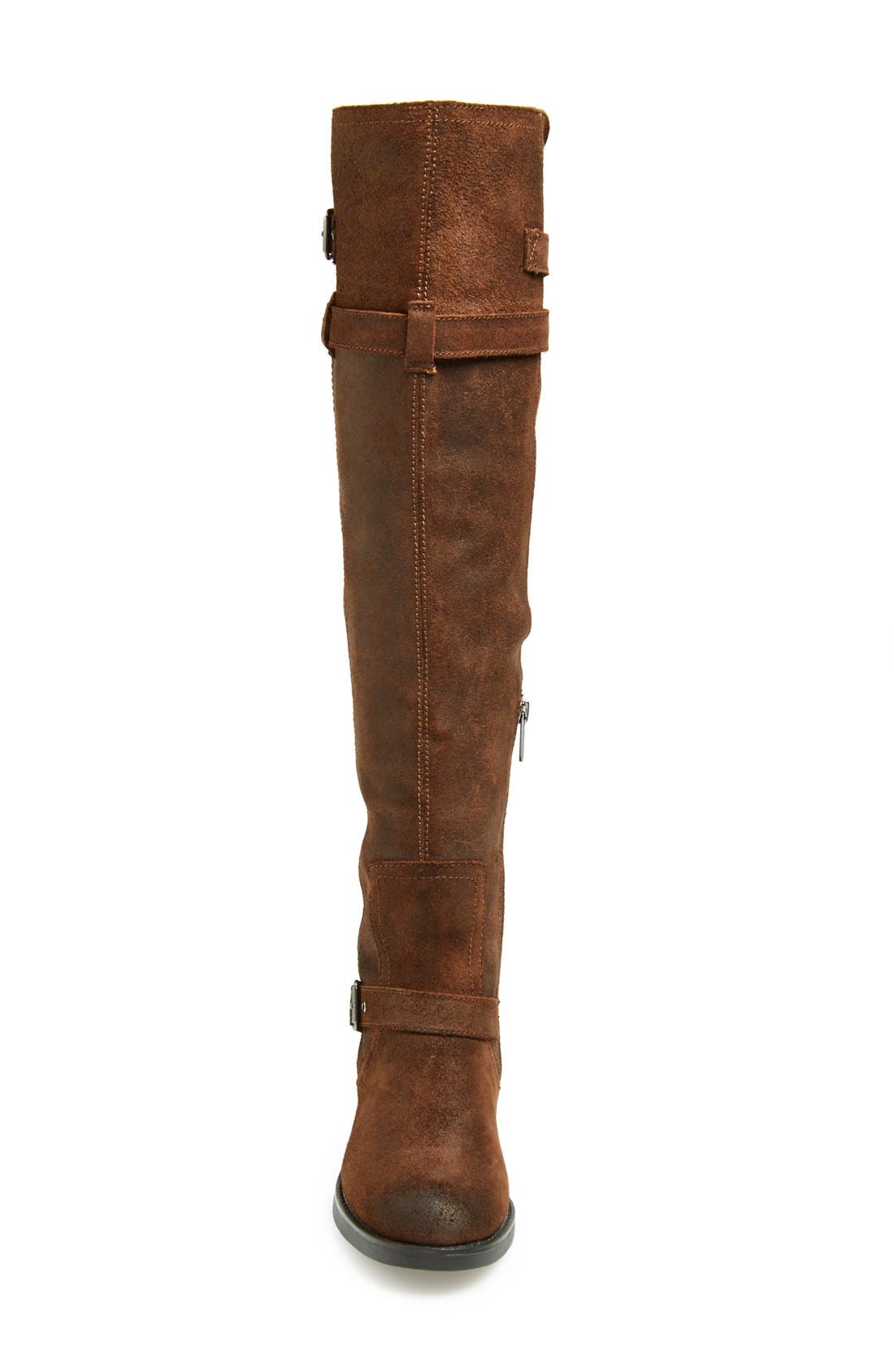 Circus by Sam Edelman 'Reily' Over The Knee Boot, Alternate, color, DARK BROWN SUEDE