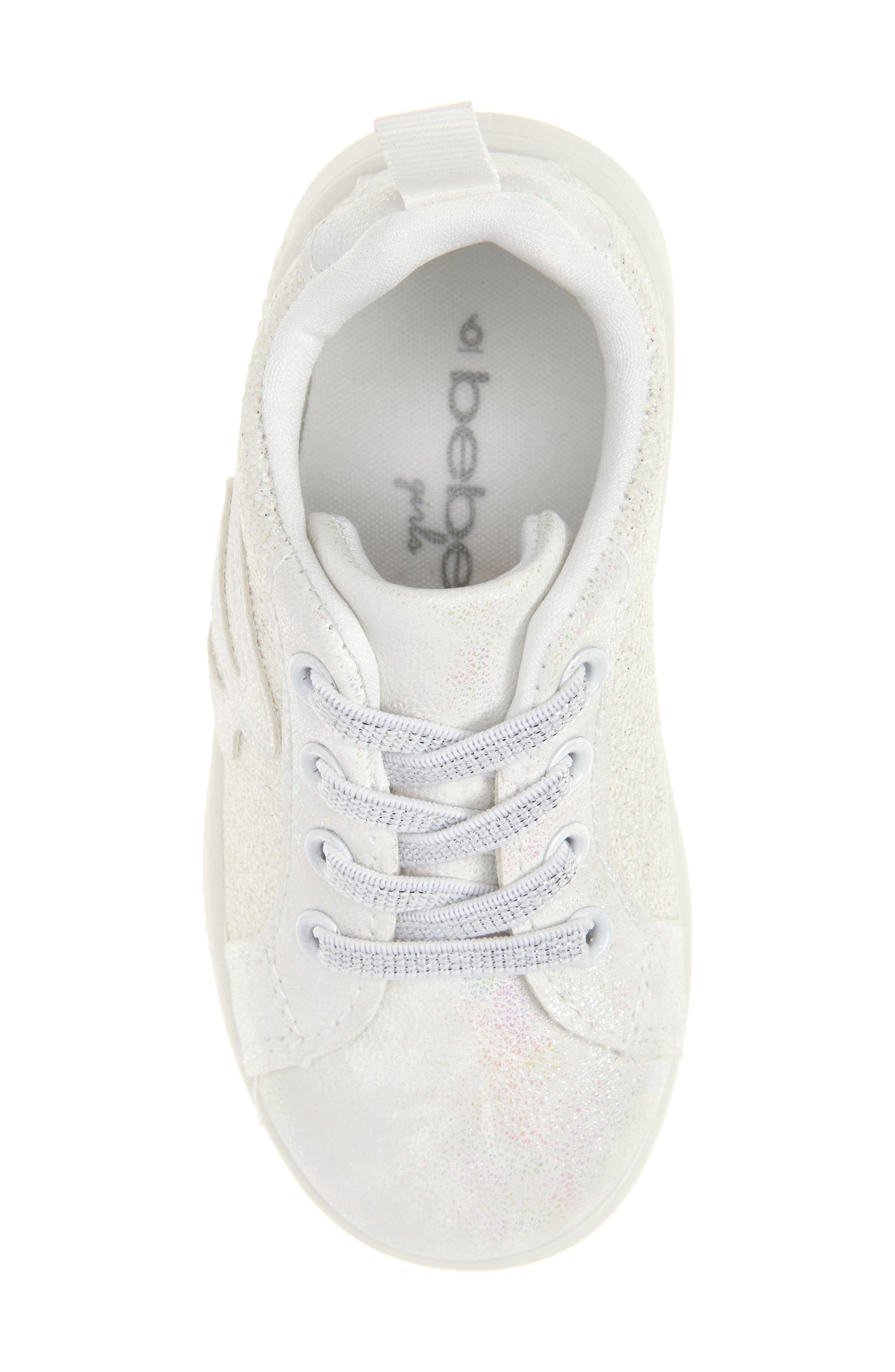 bebe Kids' Platform Sneaker, Alternate, color, White