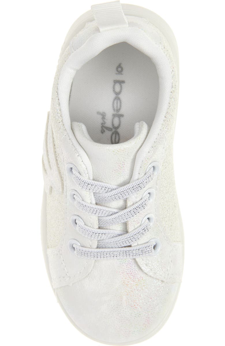 bebe Kids' Platform Sneaker, Alternate, color, White