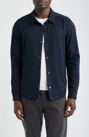Bugatchi Soft Touch Knit Shirt Jacket