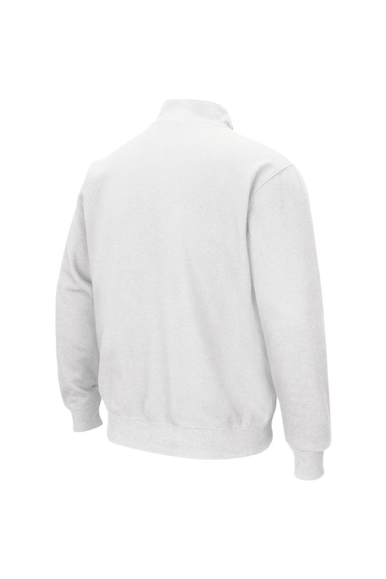 Men's Colosseum White UCF Knights Tortugas Logo Quarter-Zip Pullover Jacket, Alternate, color, White